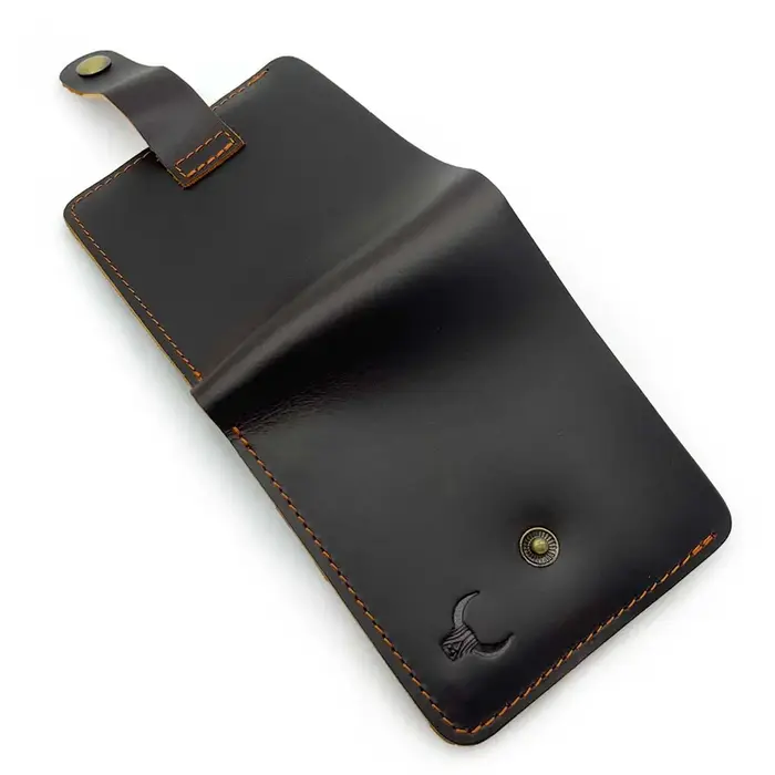 Portefeuille homme personnalisé en cuir véritable pour homme