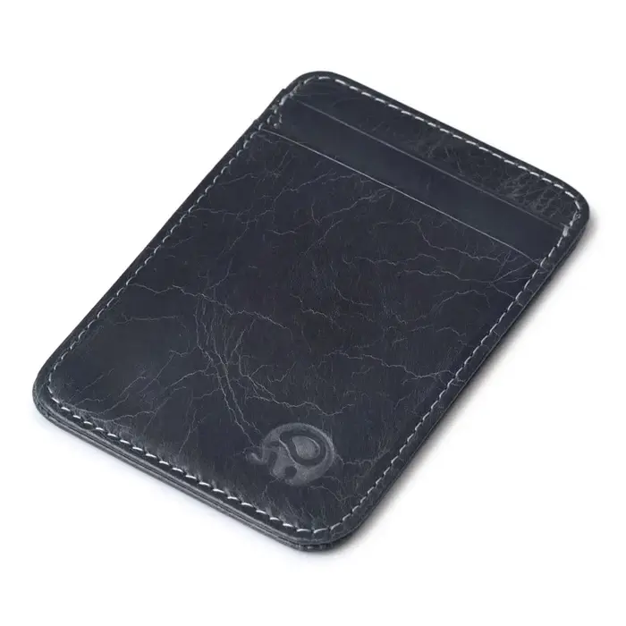Porte-cartes en cuir véritable