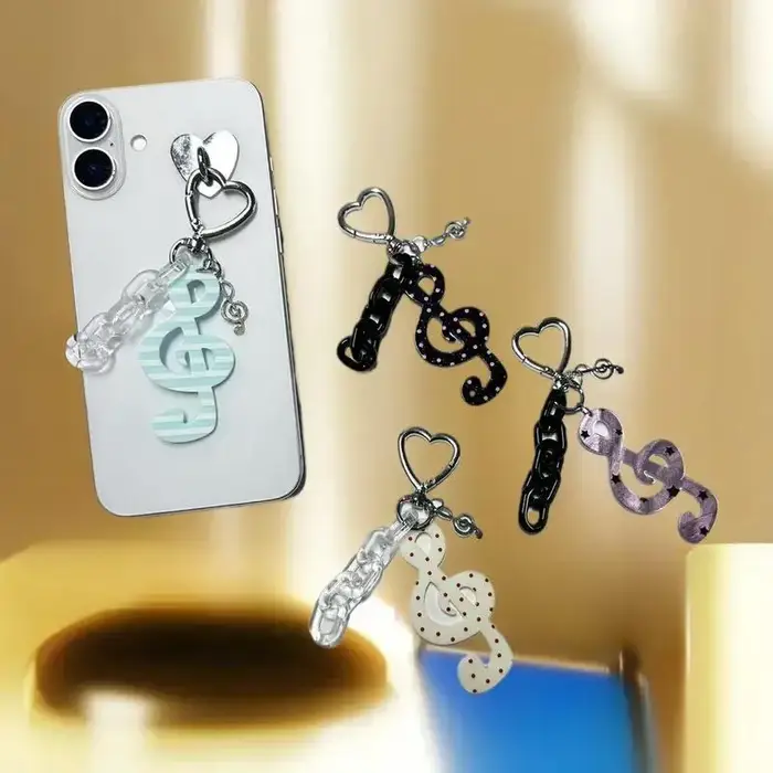 Porte-clés fantaisie Harmony Note