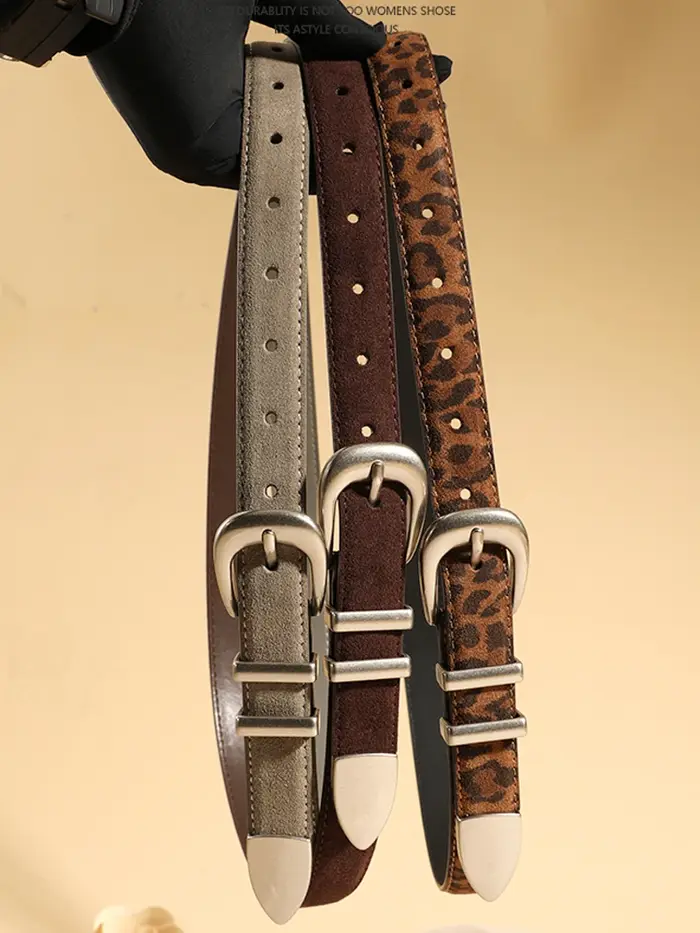 Ceinture imprimée léopard pour femmes
