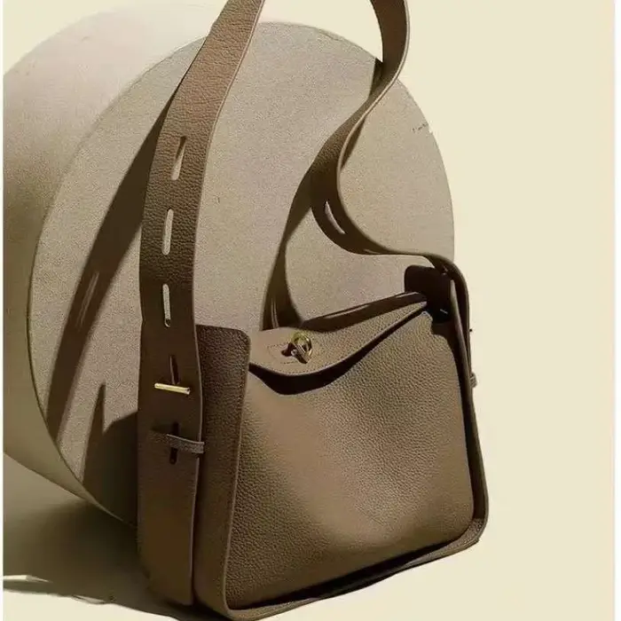 Nouveau sac de luxe de créateur de niche, sac à bandoulière et porté épaule pour femme, en cuir de v