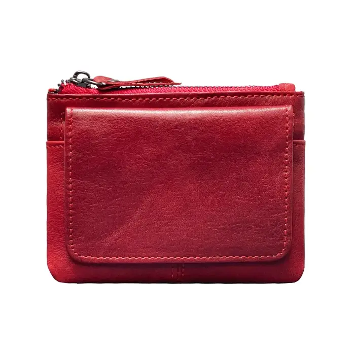 Portefeuille rétro RFID petit portefeuille porte-carte d'identité de crédit pour hommes portefeuille en cuir mince pour hommes et femmes avec porte-monnaie