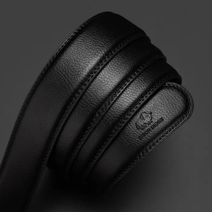 BISON DENIM en cuir véritable automatique hommes ceinture de luxe sangle ceinture pour hommes concep