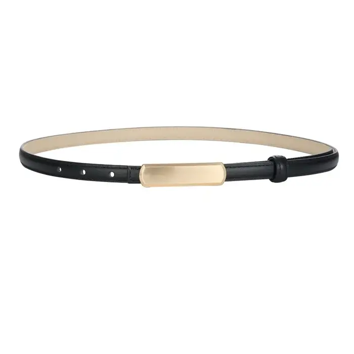 Ceinture tressée réversible à la mode pour femme, ceinture en jean tendance de style coréen à porter