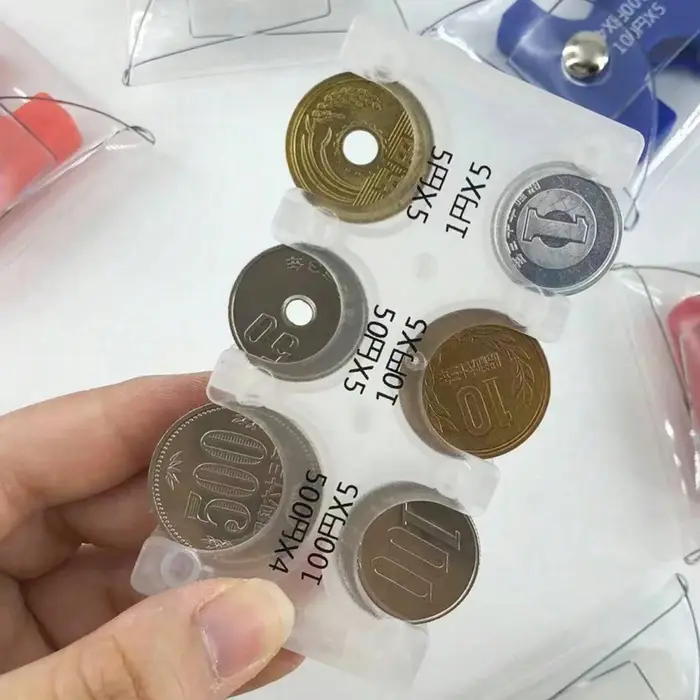 Portefeuille japonais pour pièces de monnaie