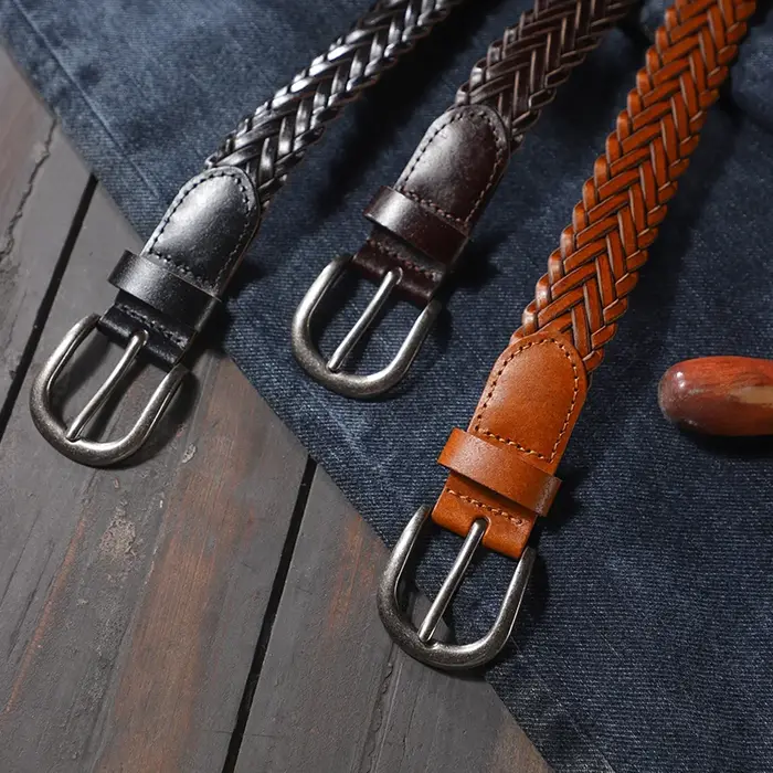 Ceinture tissée à la main pour hommes et femmes