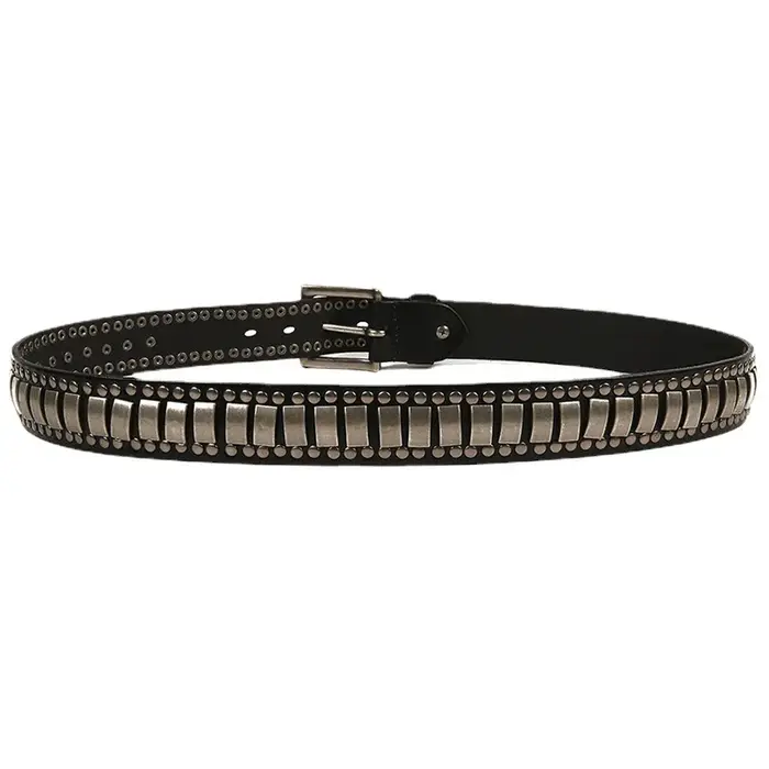 Ceintures Punk Rock à motif géométrique pour hommes