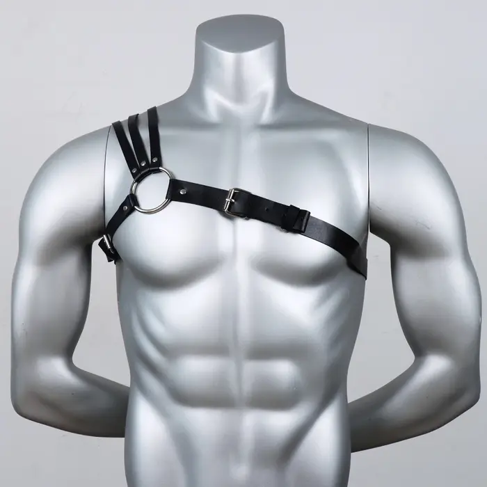 Ceinture punk pour homme - Accessoire de chemise formelle réglable