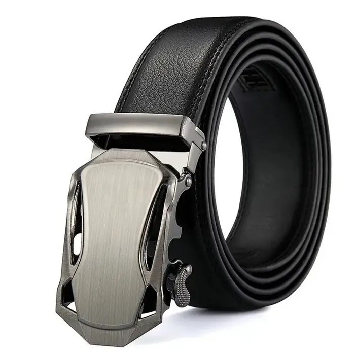 Ceinture en cuir PU pour hommes d'affaires