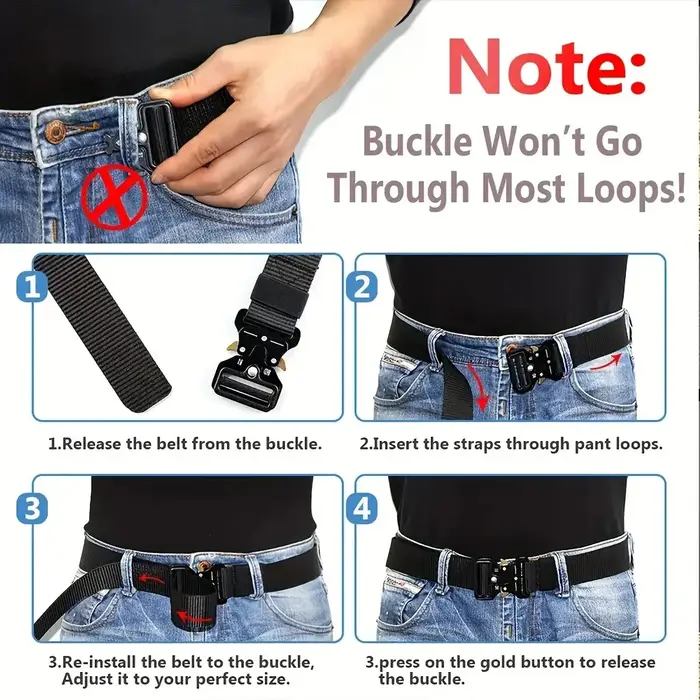 Ceinture d'extérieur multifonctionnelle pour hommes