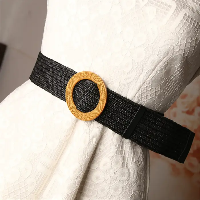 Ceinture en raphia