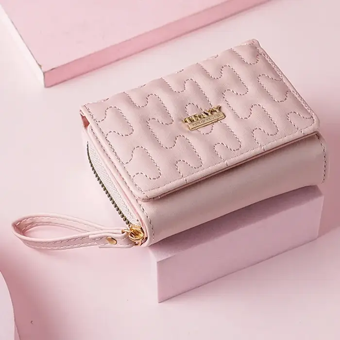 Petit portefeuille en cuir pour femmes