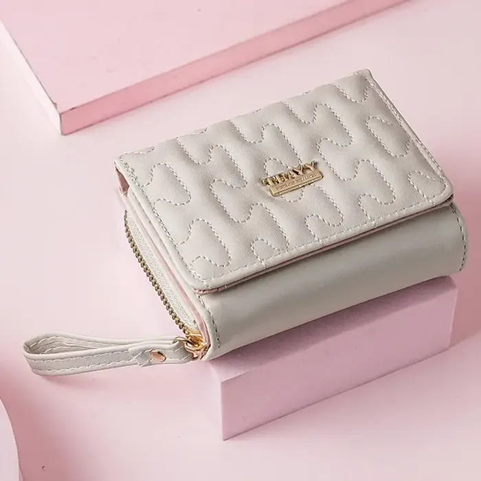 Petit portefeuille en cuir pour femmes, Mini portefeuilles à la mode, porte-monnaie, porte-cartes, s