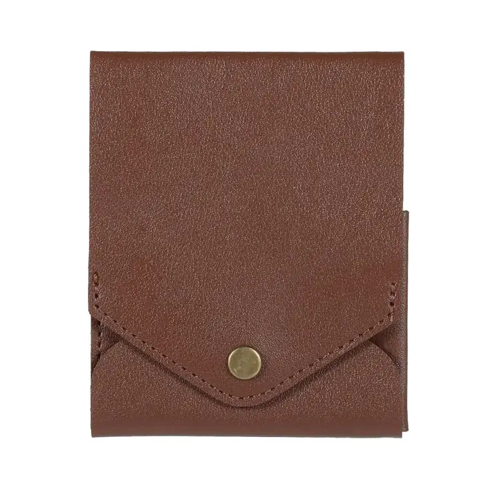 Portefeuille Compact multifonctionnel étanche en cuir PU fait à la main, fente pour stylo intégrée, 