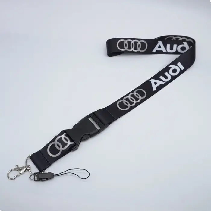 Porte-clés en forme de carte, porte-clés de moto et de voiture, chaîne à porter autour du cou pour A