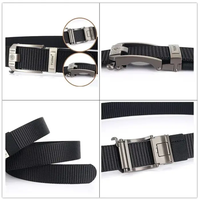 Ceinture de structure automatique en métal pour hommes