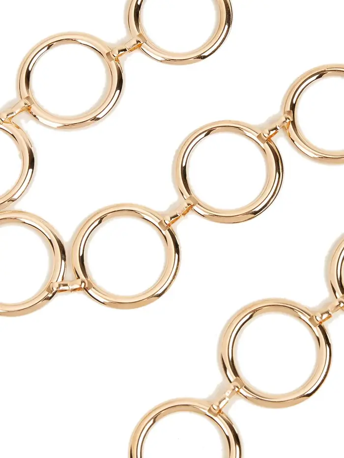 Ceinture de chaîne à décor circulaire