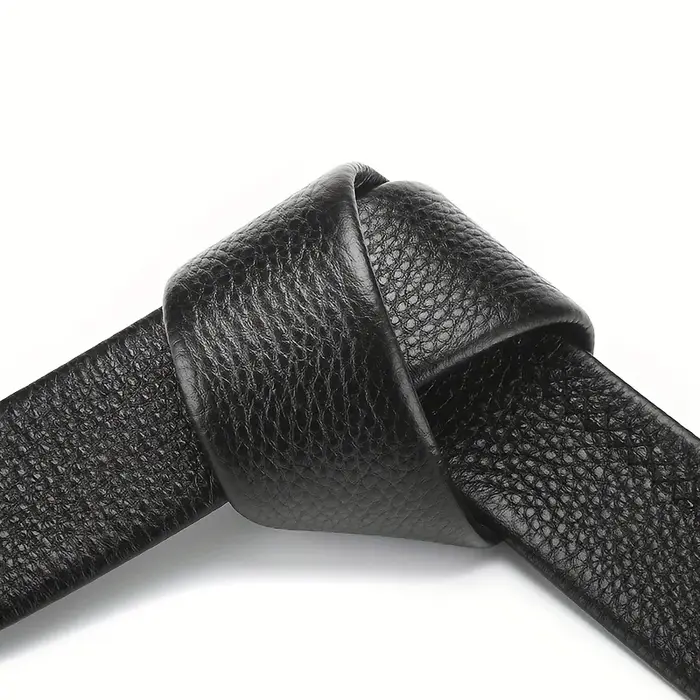 Ceinture pour hommes boucle automatique en métal ceinture de travail d'affaires de haute qualité associée à des jeans ceinture bon marché, cadeau pour père et petit ami