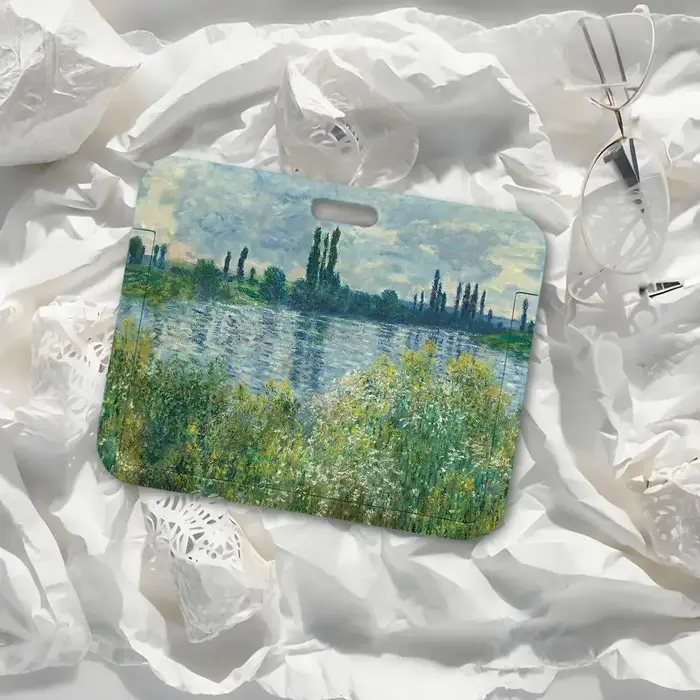 Porte-carte d'identité esthétique avec motif de peinture de Claude Monet