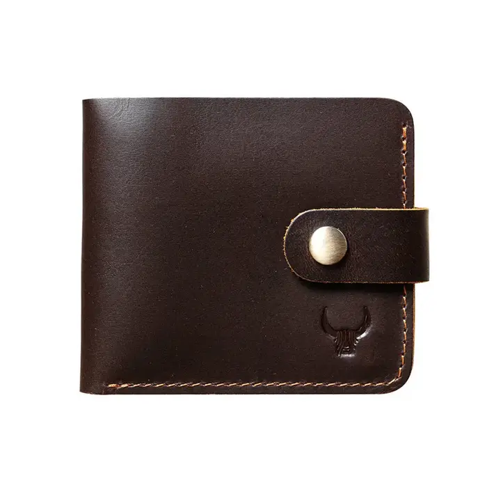 Portefeuille homme personnalisé en cuir véritable pour homme