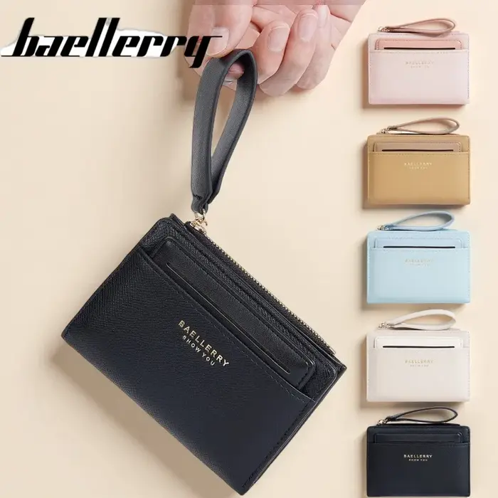 Portefeuille court multi-cartes Baellerry Slim pour femmes