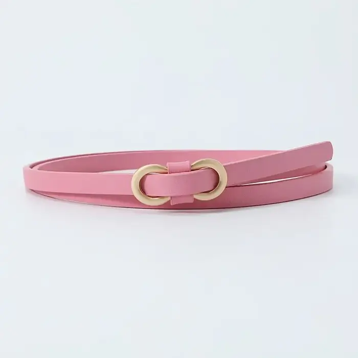 Ceinture en cuir vintage pour robe chemise