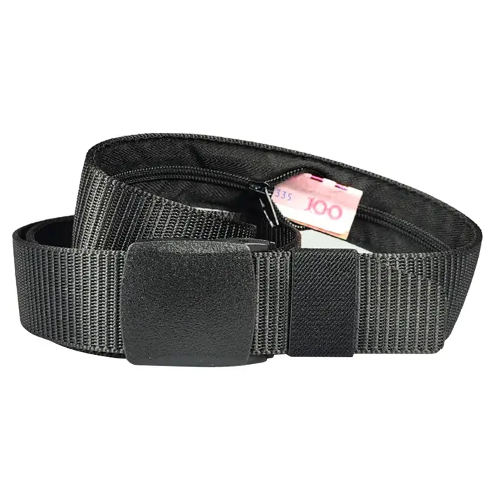Voyage caché argent Anti-vol ceinture de taille bricolage sangle