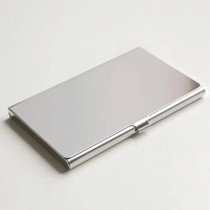 Porte-cartes de visite en métal pour hommes et femmes, porte-cartes de crédit en aluminium, portefeu