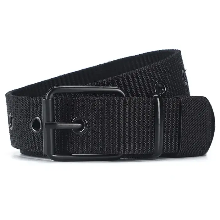 Ceinture pour hommes toile poreuse boucle ardillon ceinture en cuir ceinture de sport de plein air c