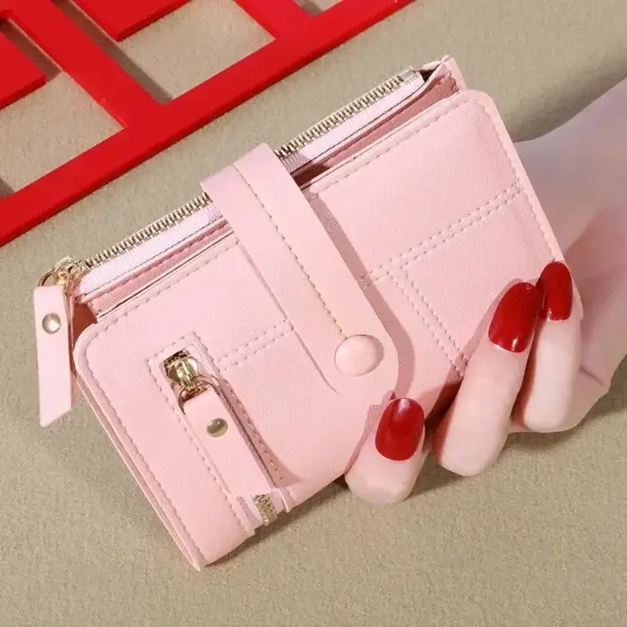 Portefeuille mi-long polyvalent et haut de gamme pour femme