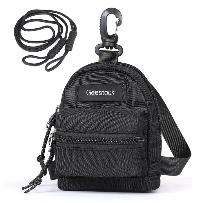 Geestock élégant Mini porte-monnaie femmes hommes voyage argent/porte-carte organisateur métal ferme