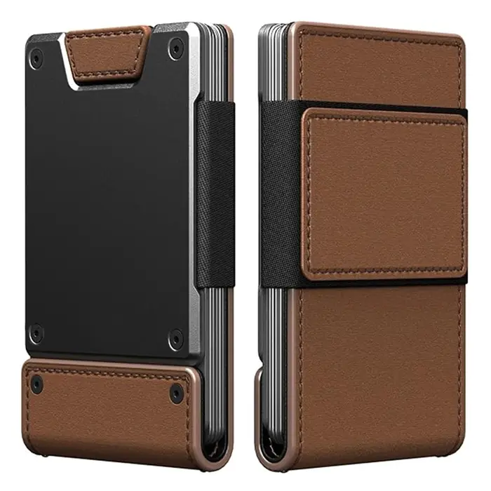 Portefeuille fin et minimaliste pour homme
