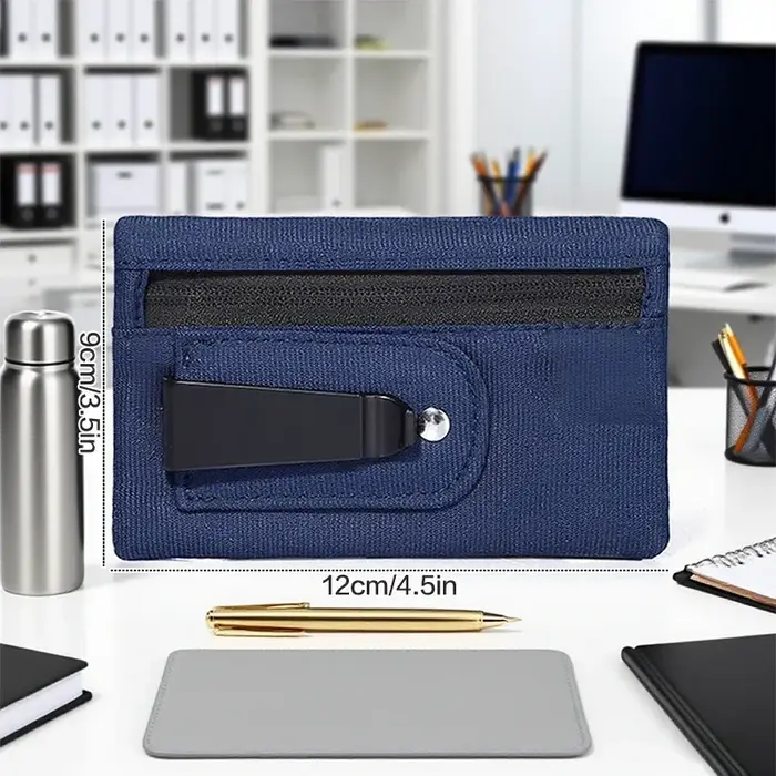 Mini porte-monnaie en tissu Simple