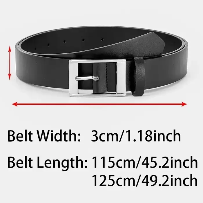 Ceinture de Luxe en Cuir PU pour Homme