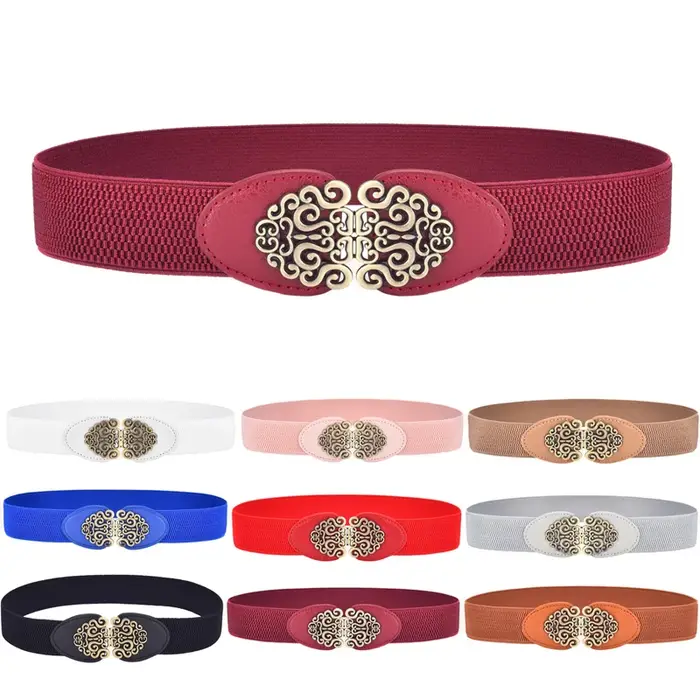 Ceinture élastique rétro extensible pour femmes