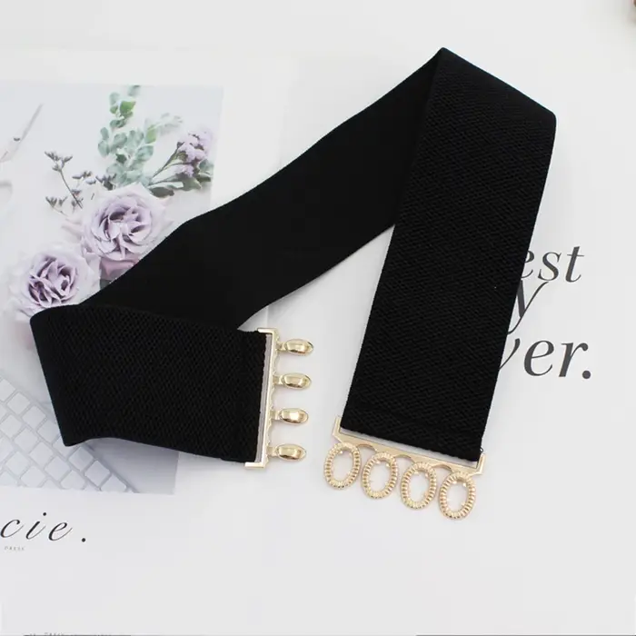 Ceinture large élastique pour femme