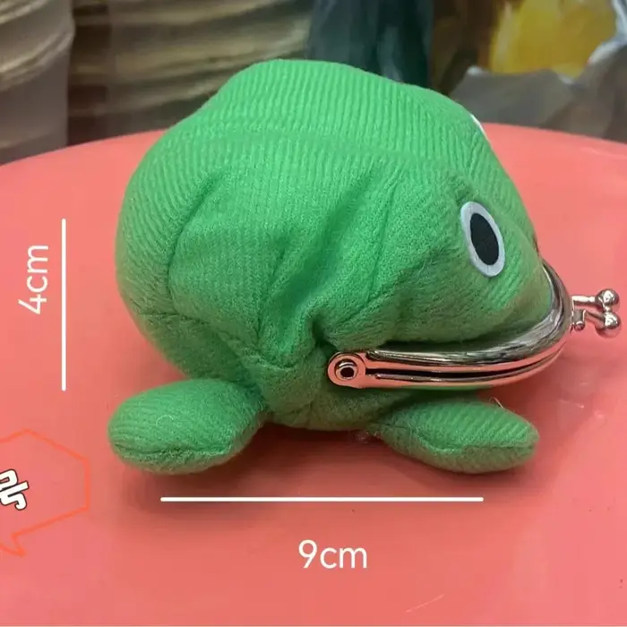 Porte-monnaie Anime Naraa Frog pour hommes et femmes, accessoires de jeu, portefeuille en peluche, c