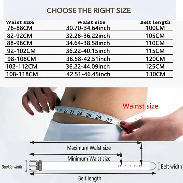 Ceinture réversible décontractée de haute qualité pour homme