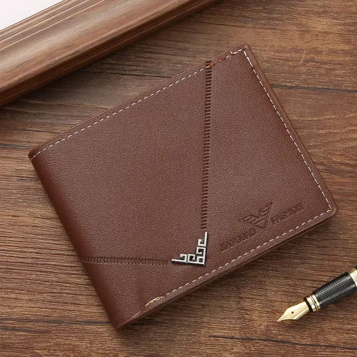 Portefeuille fin en cuir pour homme