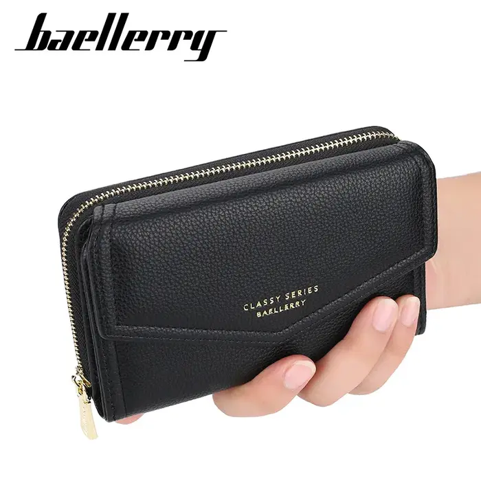 Baellerry-Portefeuille en cuir pour femme