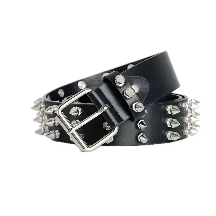 Ceinture rétro à rivets