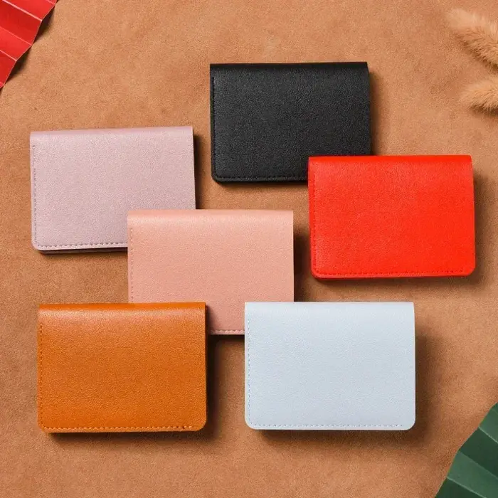 Nouveau portefeuille femme pliant moraillon petit