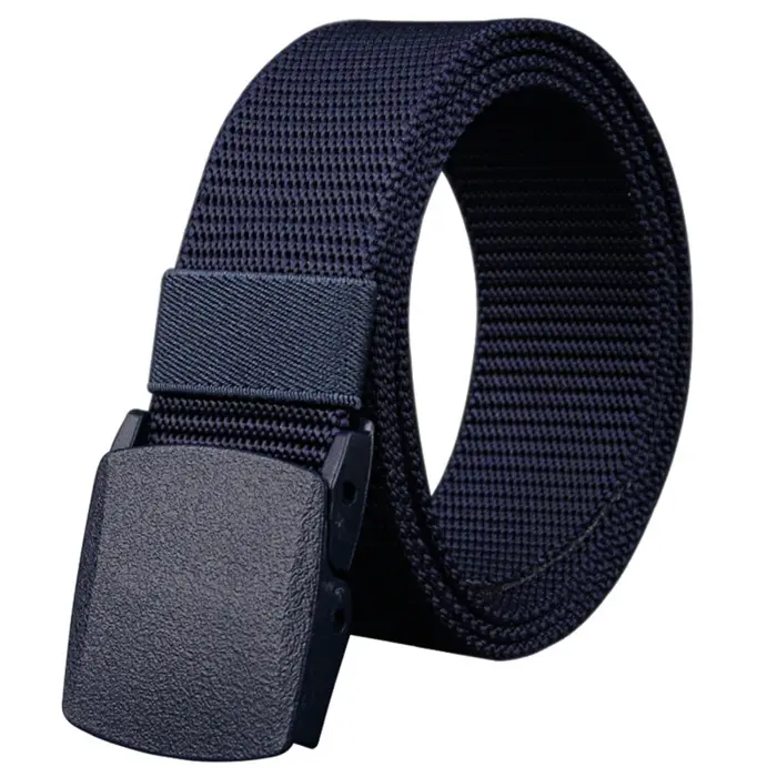 Ceinture pour hommes décontracté léger respirant tactique extérieur boucle automatique entraînement militaire contrôle