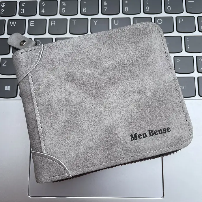 Portefeuille pour homme personnalisé avec photo, portefeuille court en cuir PU de haute qualité, por