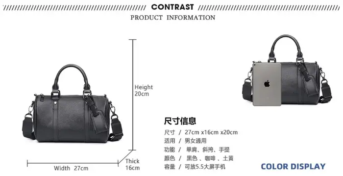 Sac à bandoulière de luxe pour hommes