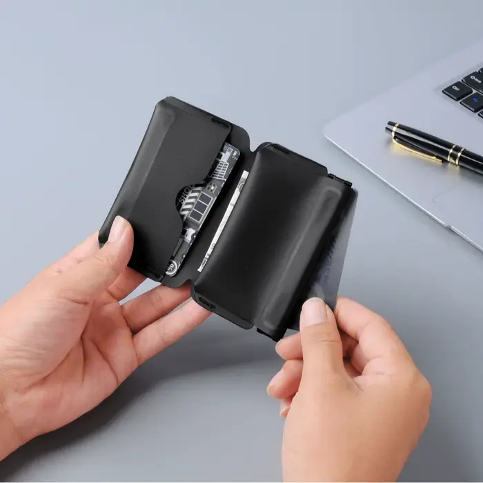 Portefeuille pliable innovant pour hommes