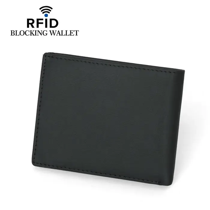 Portefeuille fin avec poche à monnaie pour homme