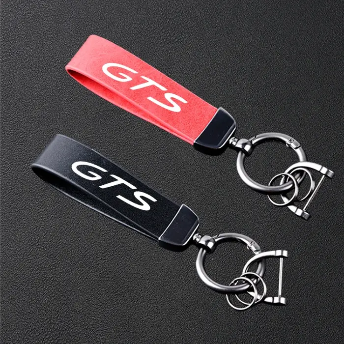 Porte-clés en cuir de voiture de haute qualité