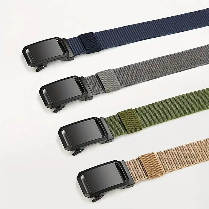 Ceinture en toile à boucle automatique de qualité supérieure – Vêtements de travail tactiques durabl