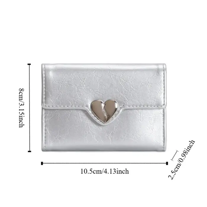 Portefeuille coréen Portable en cuir PU pour femmes